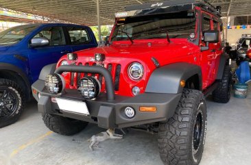 Red Jeep Wrangler 2017 for sale in Pasig