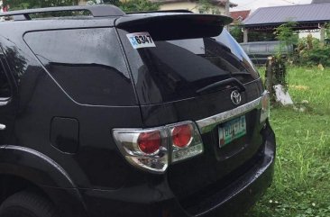 Sell Black 2012 Toyota Fortuner in Dasmariñas