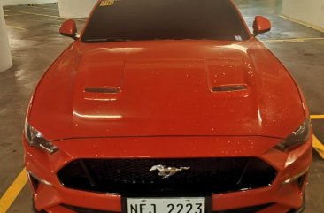Orange Ford Mustang 2019 for sale