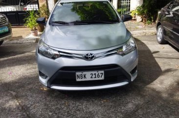 Silver Toyota Vios 2017 for sale in Manual