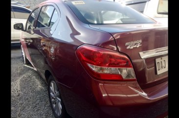 Red Mitsubishi Mirage G4 2018 Sedan for sale 