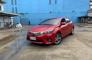 Red Toyota Corolla Altis 2017 for sale 