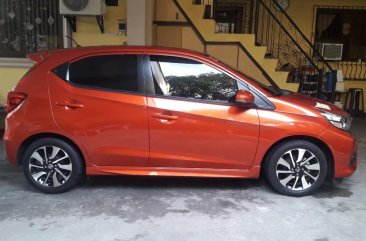 Orange Honda Brio 2020  for sale