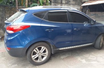 Blue Hyundai Tucson 2013 for sale in Quezon City