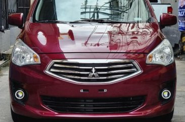 Red Mitsubishi Mirage G4 2018 for sale in Manual
