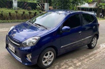 Selling Blue Toyota Wigo 2016 in Manila