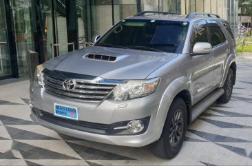 Brightsilver Toyota Fortuner 2015 for sale in Pasig 