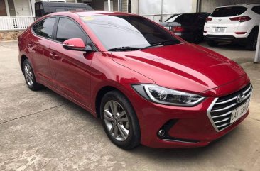 Red Hyundai Elantra 2018 for sale in Manila