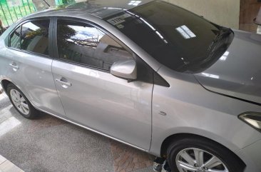 Silver Toyota Vios 2015 for sale in Las Piñas