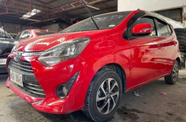 Red Toyota Wigo 2020 for sale in Quezon City