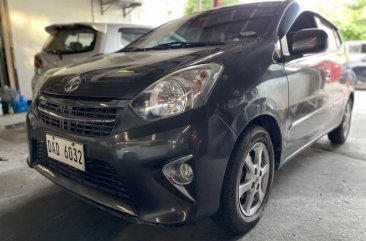 Grey Toyota Wigo 2017 for sale in Quezon City