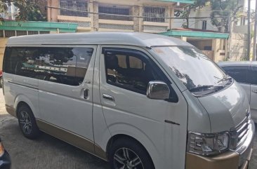 Sell Pearl White 2019 Toyota Hiace in Quezon City