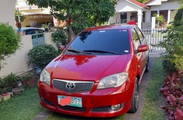Red Toyota Vios 2006 for sale in Las Pinas