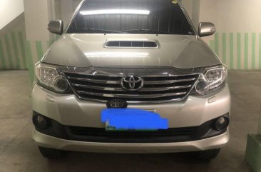 Silver Toyota Fortuner 2012 for sale in Pasig 
