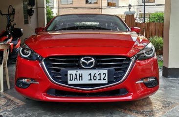 Red Mazda 3 2018 for sale in Makati 