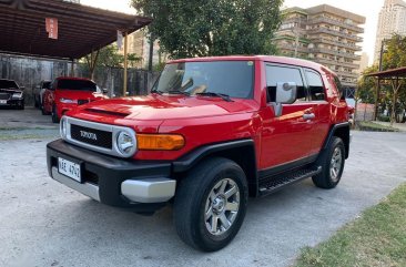 Red Toyota FJ Cruiser 2017 for sale in Pasig 