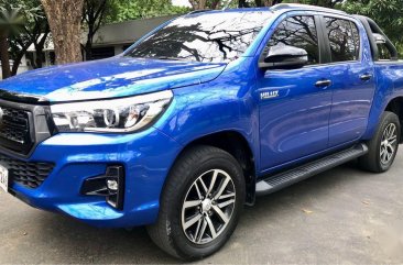 Blue Toyota Hilux 2018 for sale in Pasig