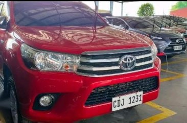 Selling Red 2016 Toyota Hilux in Pasig