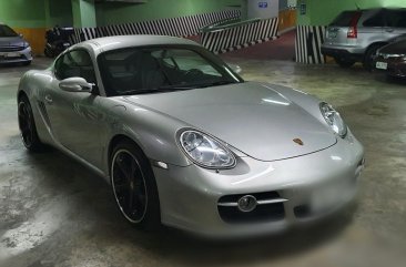 Silver Porsche Cayman 2008 for sale in Automatic