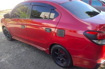 Red Mitsubishi Mirage 2016 for sale in Manual