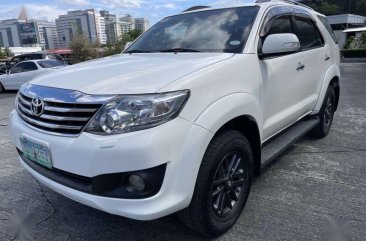 Pearl White Toyota Fortuner 2012 for sale in Pasig