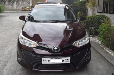 Selling Red Toyota Vios 2020 in Quezon City