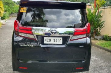 Black Toyota Alphard 2018 for sale in Malabon