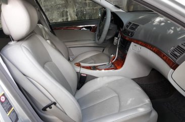 Silver Mercedes-Benz E-Class 2008 for sale in Parañaque