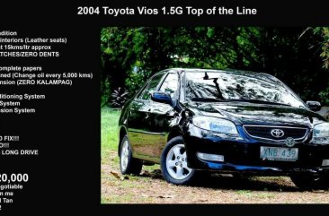 Black Toyota Vios 2004 for sale in Pasig