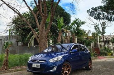 Sell Blue 2018 Hyundai Accent in Quezon City