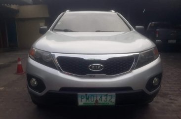 Silver Kia Sorento 2010 for sale in Automatic