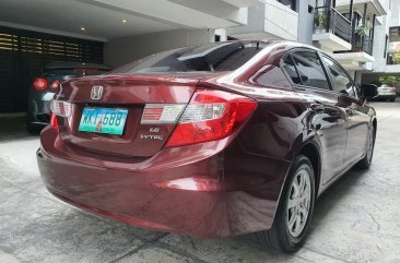 Red Honda Civic 2013 for sale in Automatic