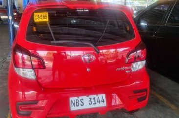 Red Toyota Wigo 2019 for sale in Pasig