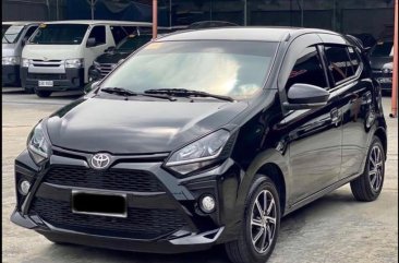 Selling Black Toyota Wigo 2021 in Quezon City