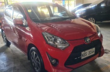 Red Toyota Wigo 2019 for sale in Pasig