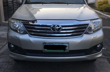 Selling Silver Toyota Fortuner 2012 in Parañaque