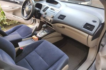 Silver Honda Civic 2007 for sale in Automatic