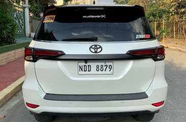 Pearl White Toyota Fortuner 2017 for sale in Tanza