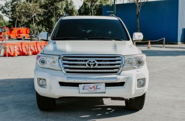 Pearl White Toyota Land Cruiser 2012 for sale in Quezon