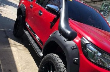 Selling Red Toyota Hilux 2018 in San Fernando