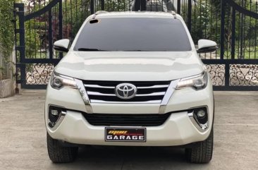 Pearl White Toyota Fortuner 2017 for sale in Automatic