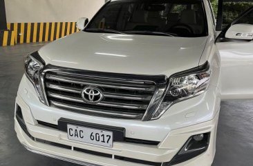 Selling Pearl White 2017 Toyota Prado in Manila