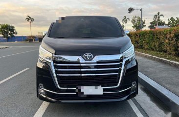 Black Toyota Hiace Super Grandia 2021 for sale in Manila