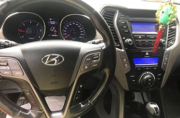 Grey Hyundai Santa Fe 2013 for sale in Malabon