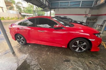 Red Honda Civic 2017 for sale in Quezon