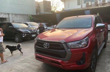 Red Toyota Hilux 2021 for sale in Quezon 