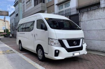 Pearl White Nissan NV350 Urvan 2020 for sale in Quezon