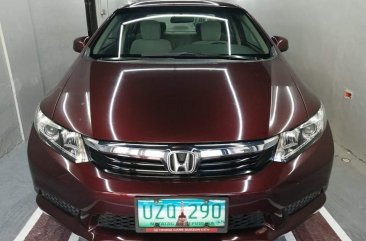Red Honda Civic 2013 for sale in Makati 