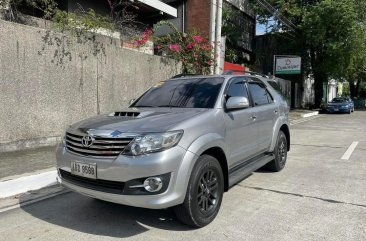 Silver Toyota Fortuner 2015 for sale in Quezon