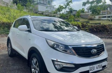 Pearl White Kia Sportage 2015 for sale in Automatic